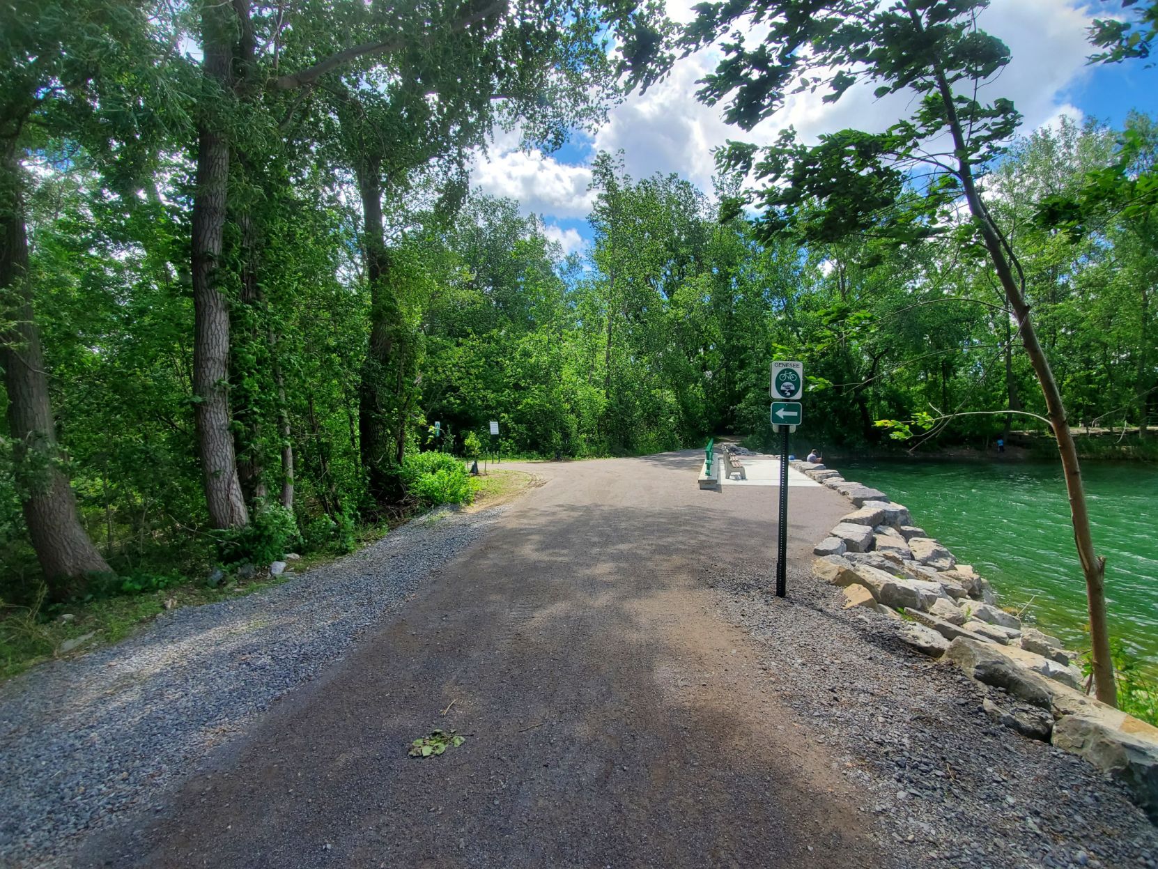The Ellicott Trail is perfect for cycling!